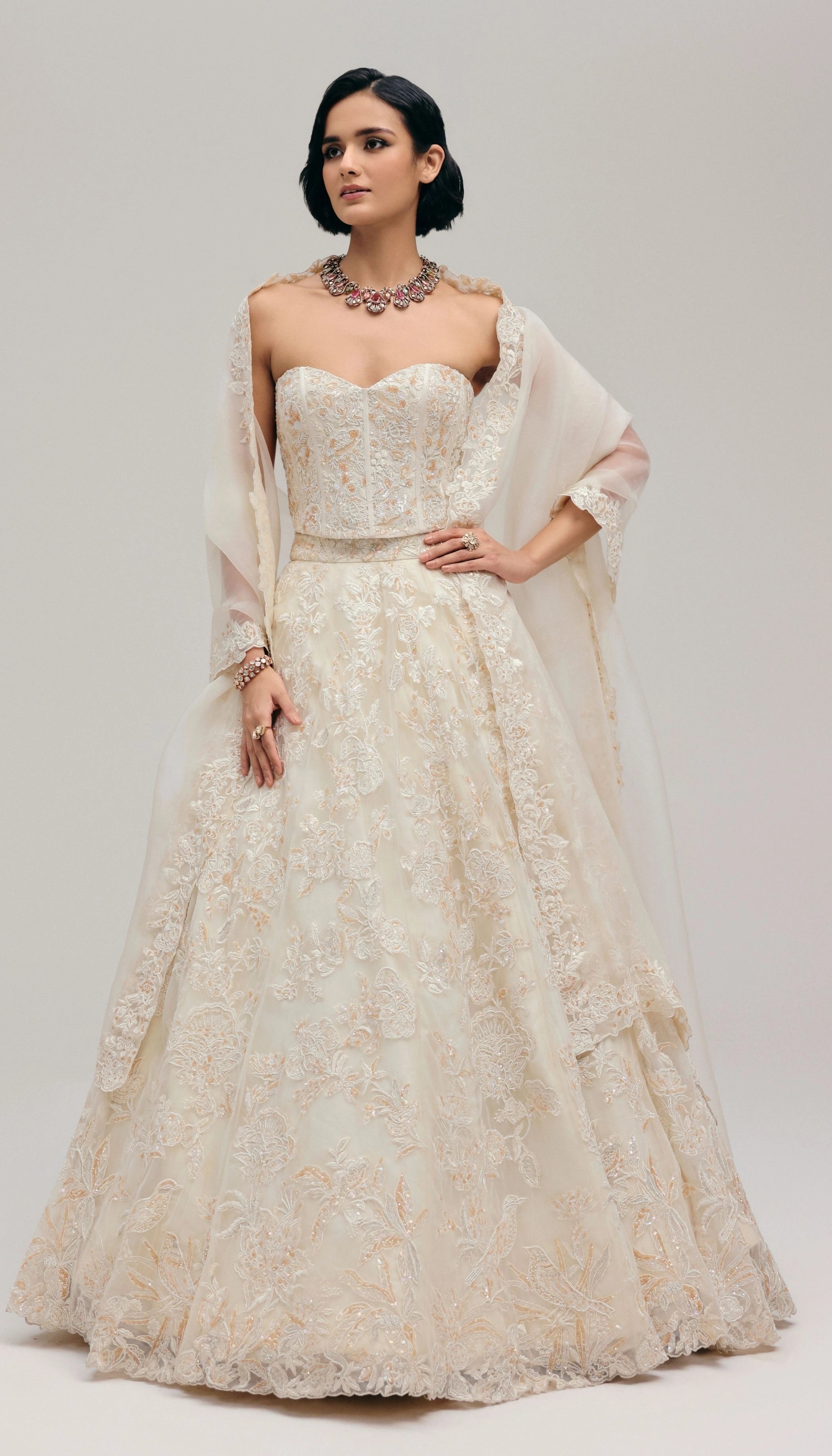 The Bird Song Lehenga