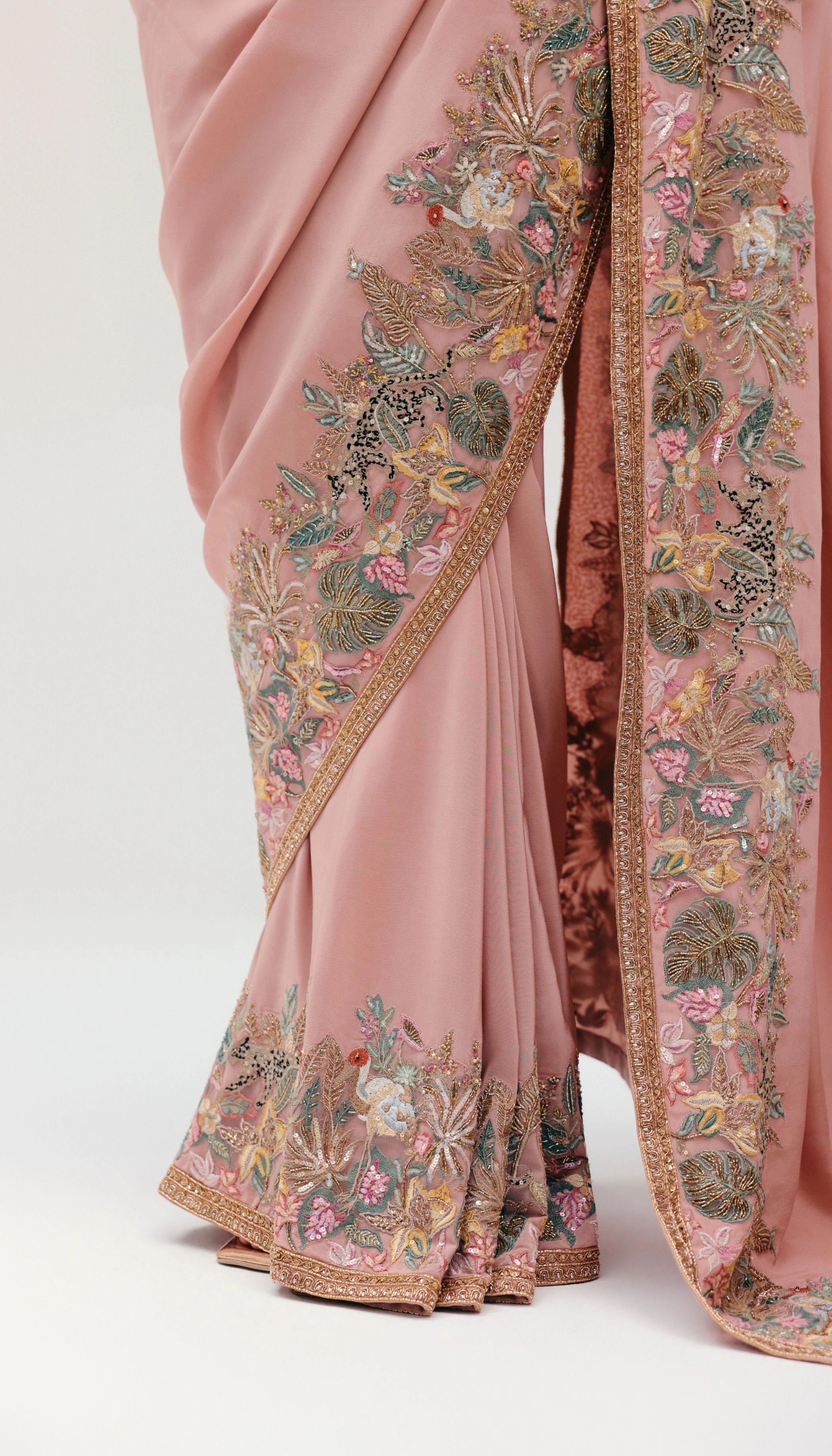 The Wild Garden Saree