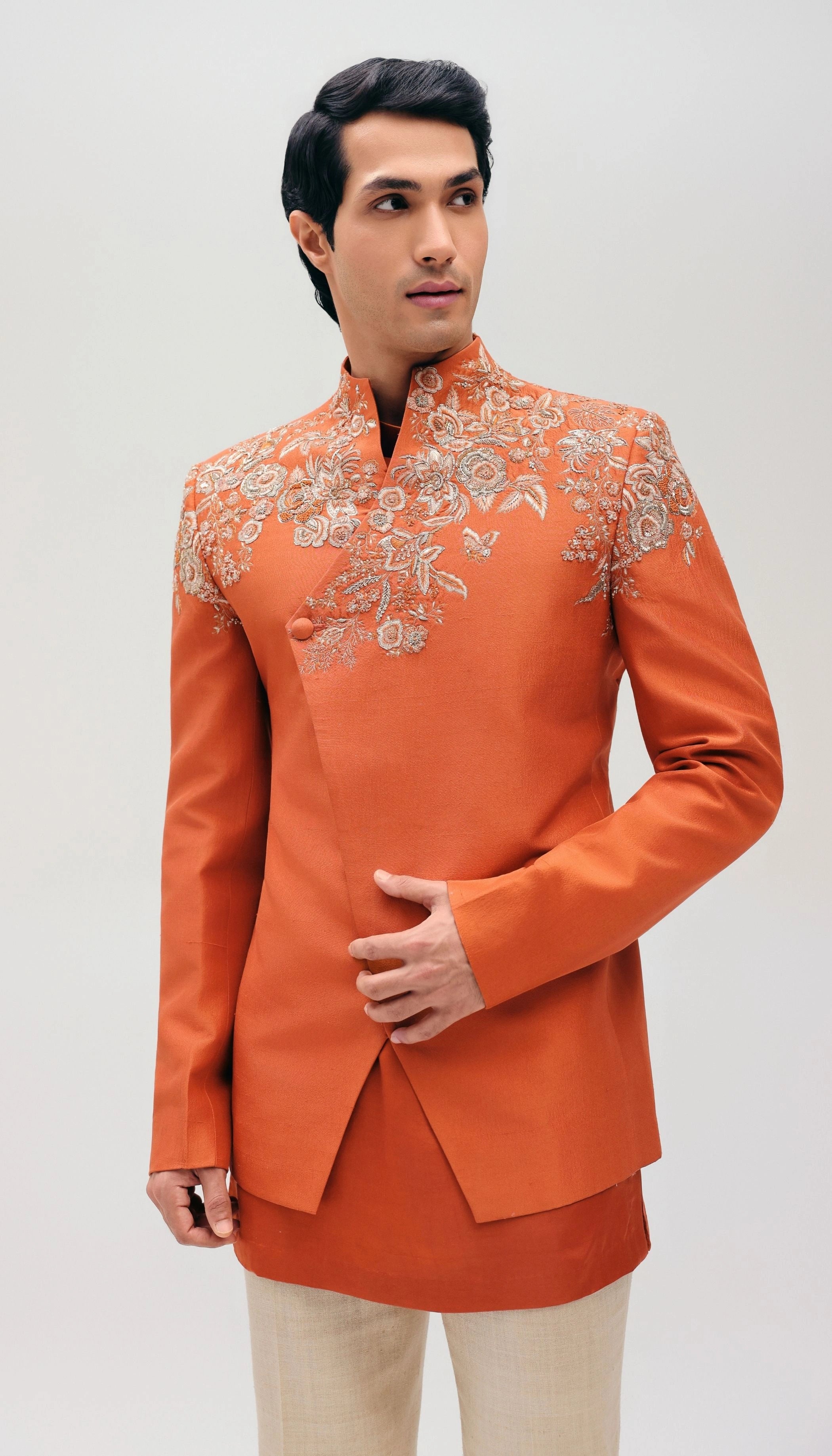 Rust Kurta Set