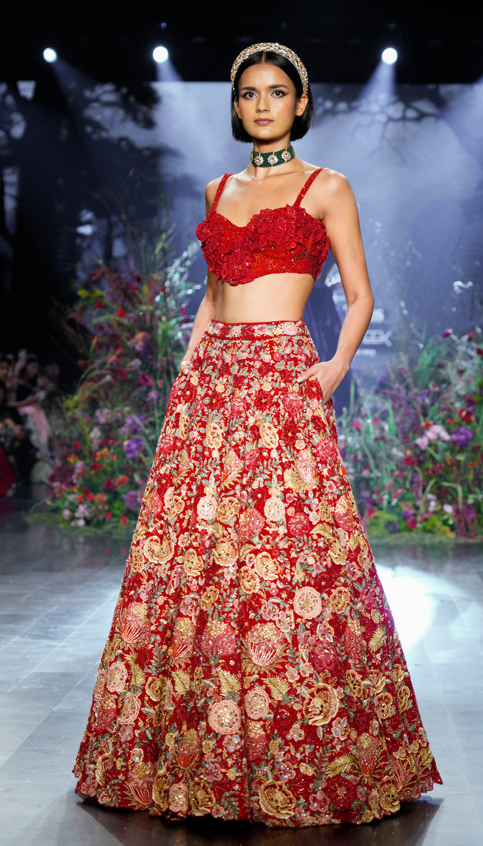 The Gardenia lehenga