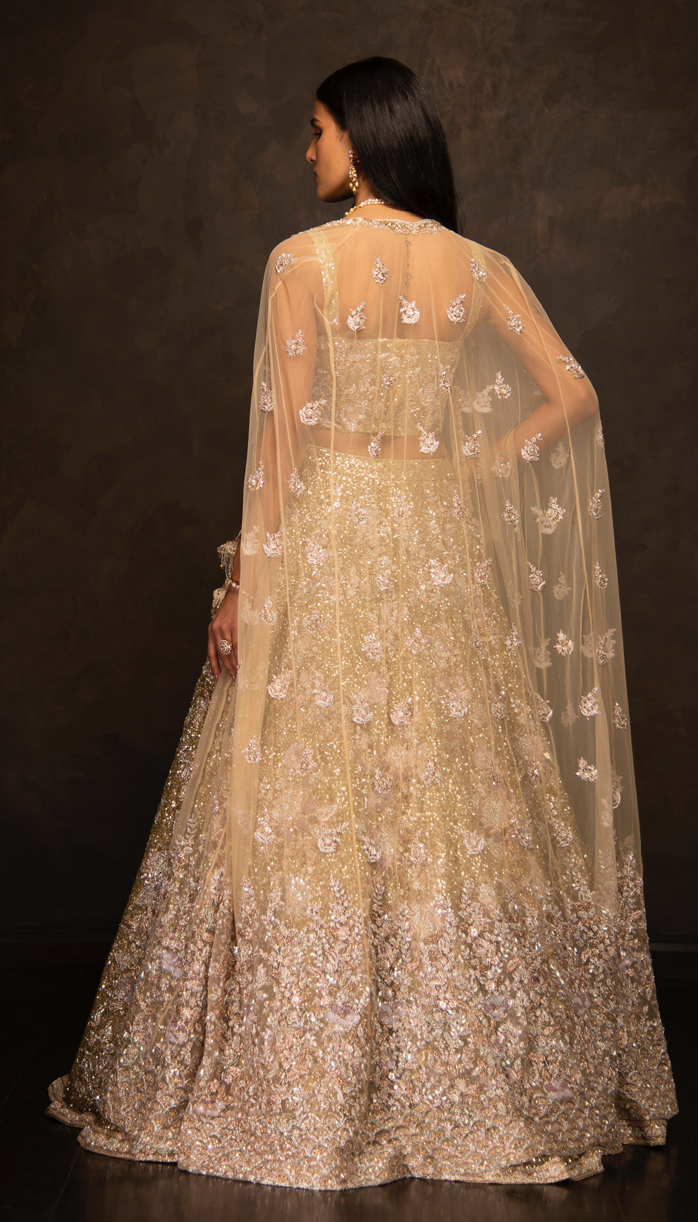 The Champagne Bridal Lehenga