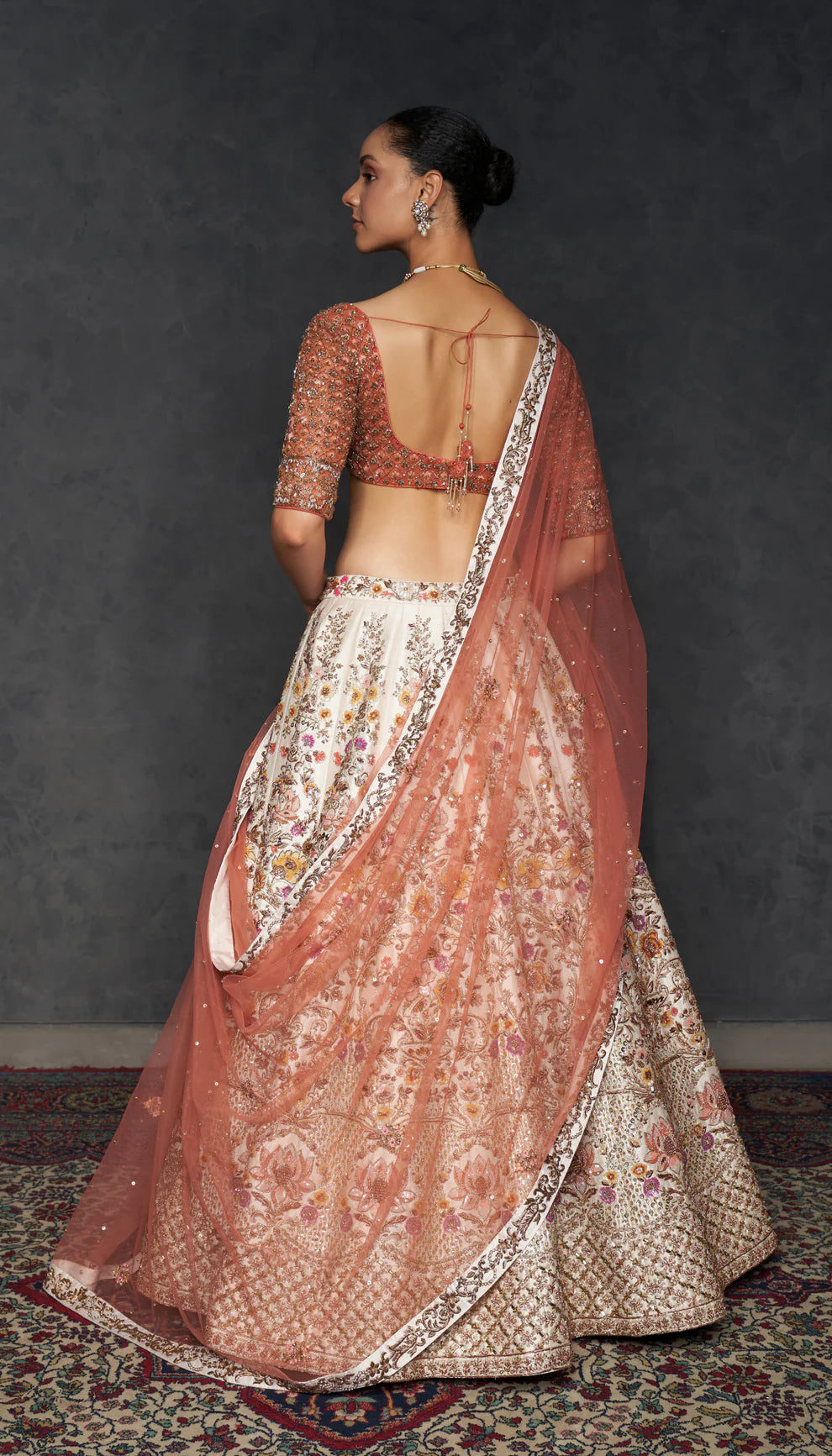 Ivory Lotus Lehenga
