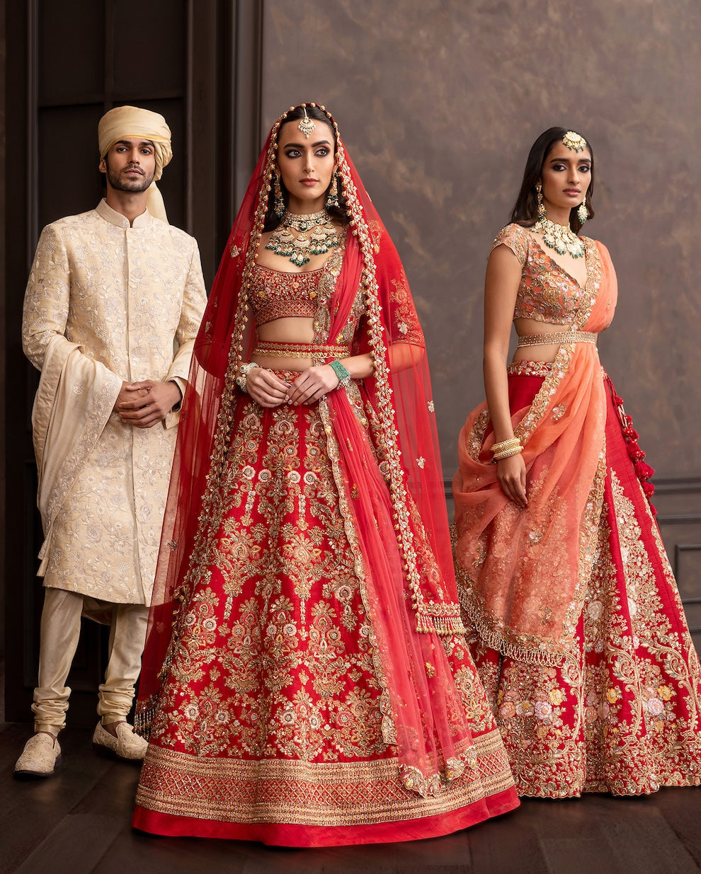 Shyamal and bhumika bridal lehenga hot sale