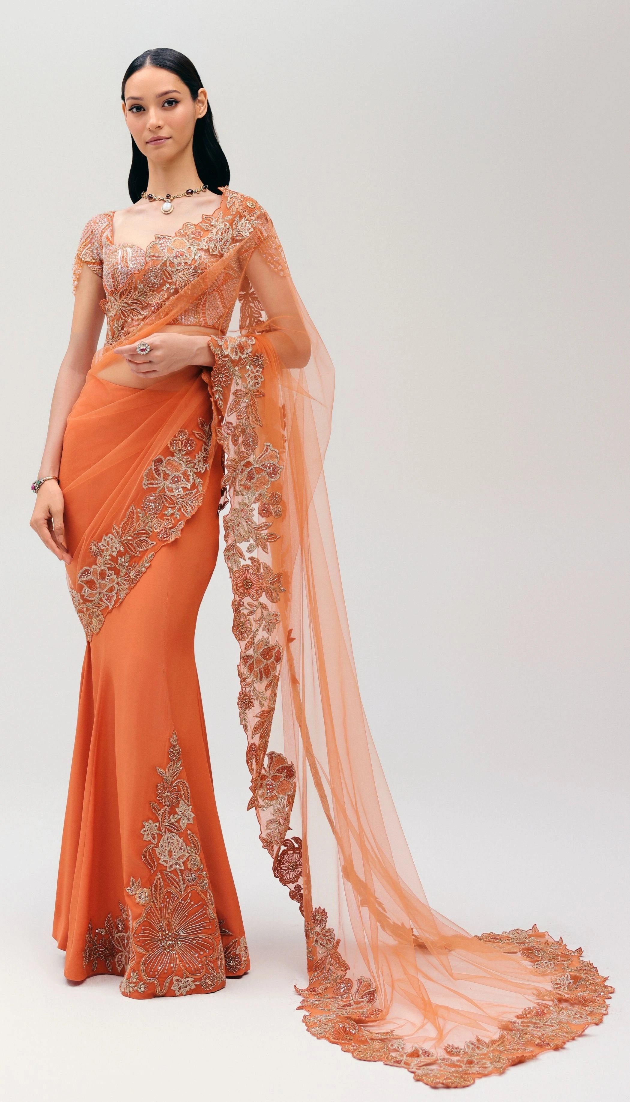 The Botanique Saree