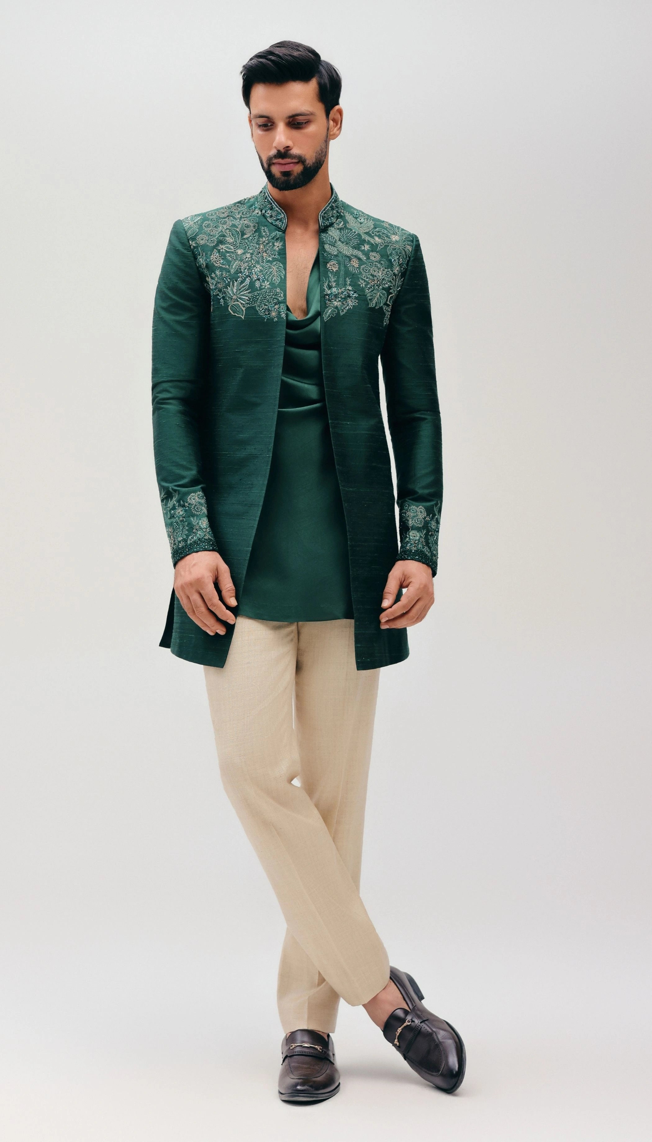 Green Kurta set