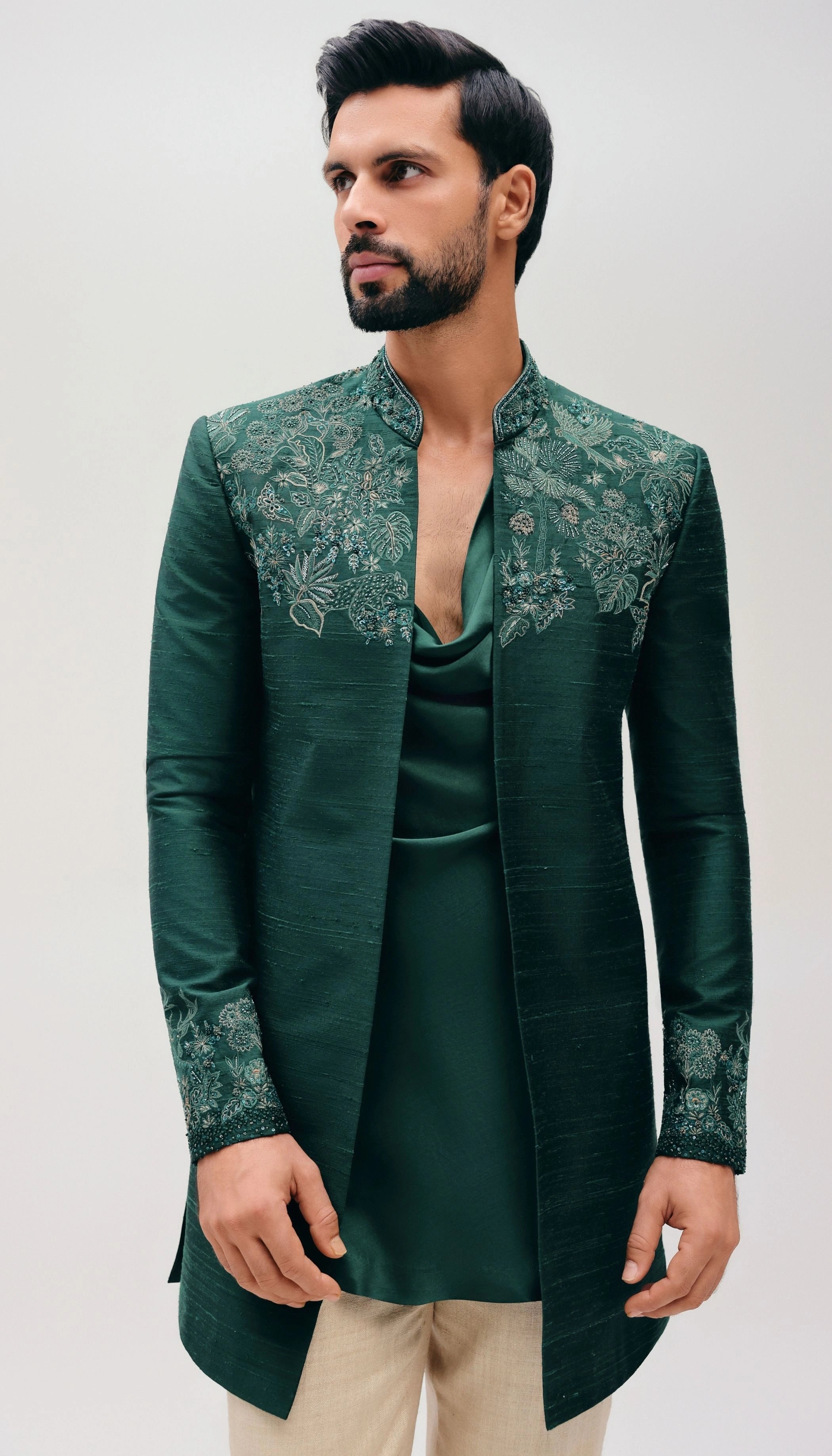 Green Kurta set