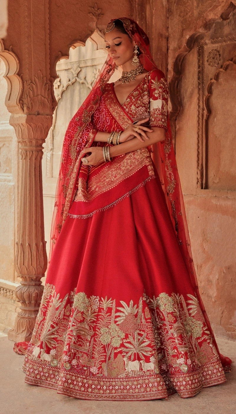 The Braj Lehenga