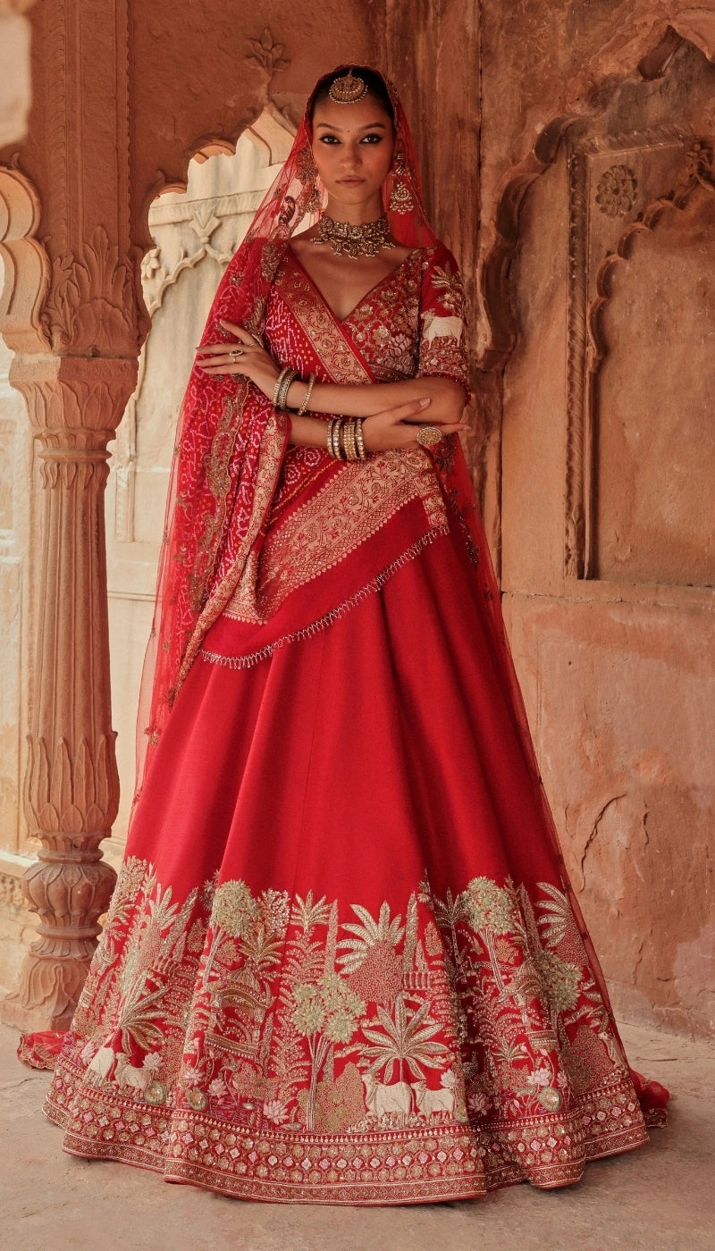 The Braj Lehenga