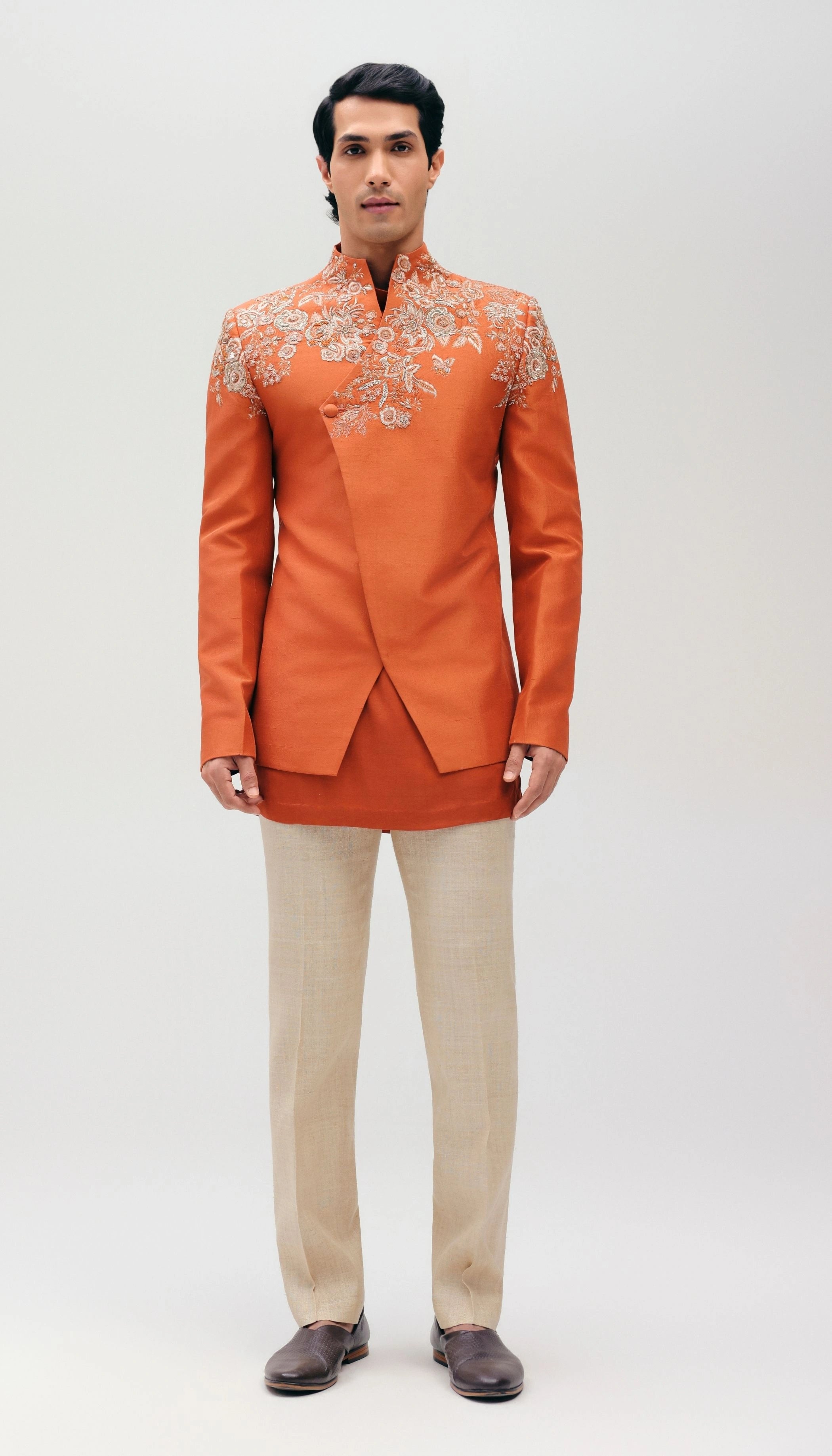 Rust Kurta Set