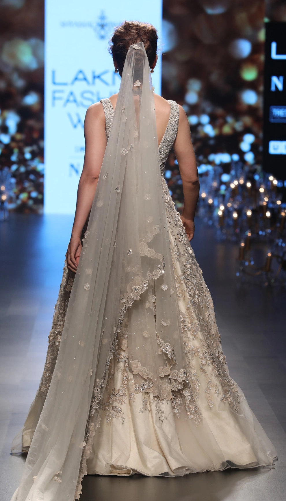 Kangana Ranaut in an ivory gown inspired by fairytales