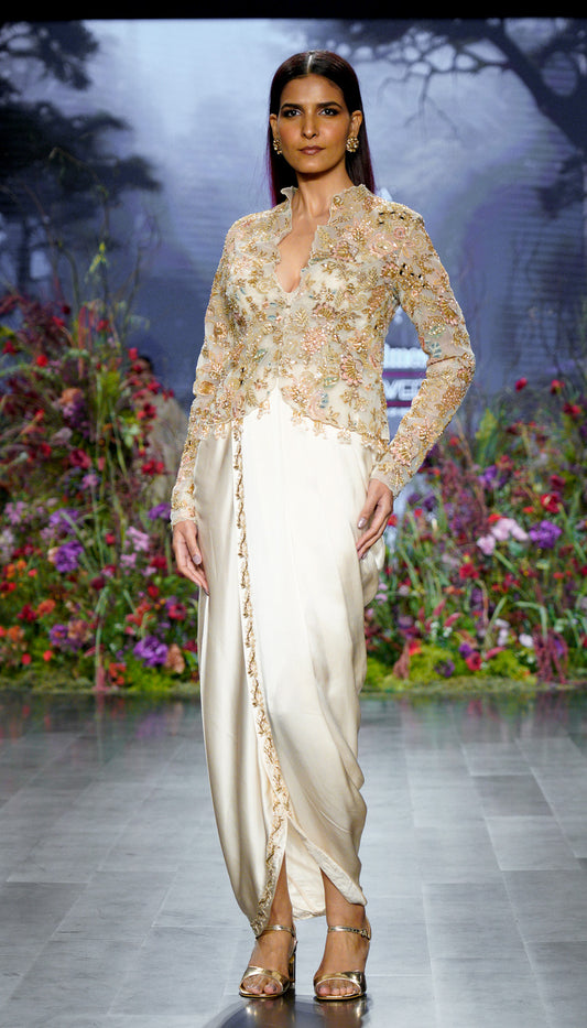 The les fleur cowl dress
