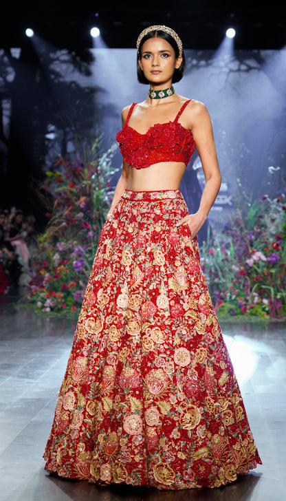 The Gardenia lehenga