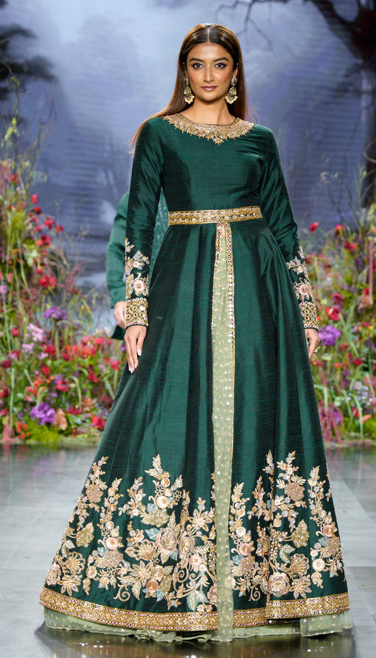 The bloom Jacket Lehenga