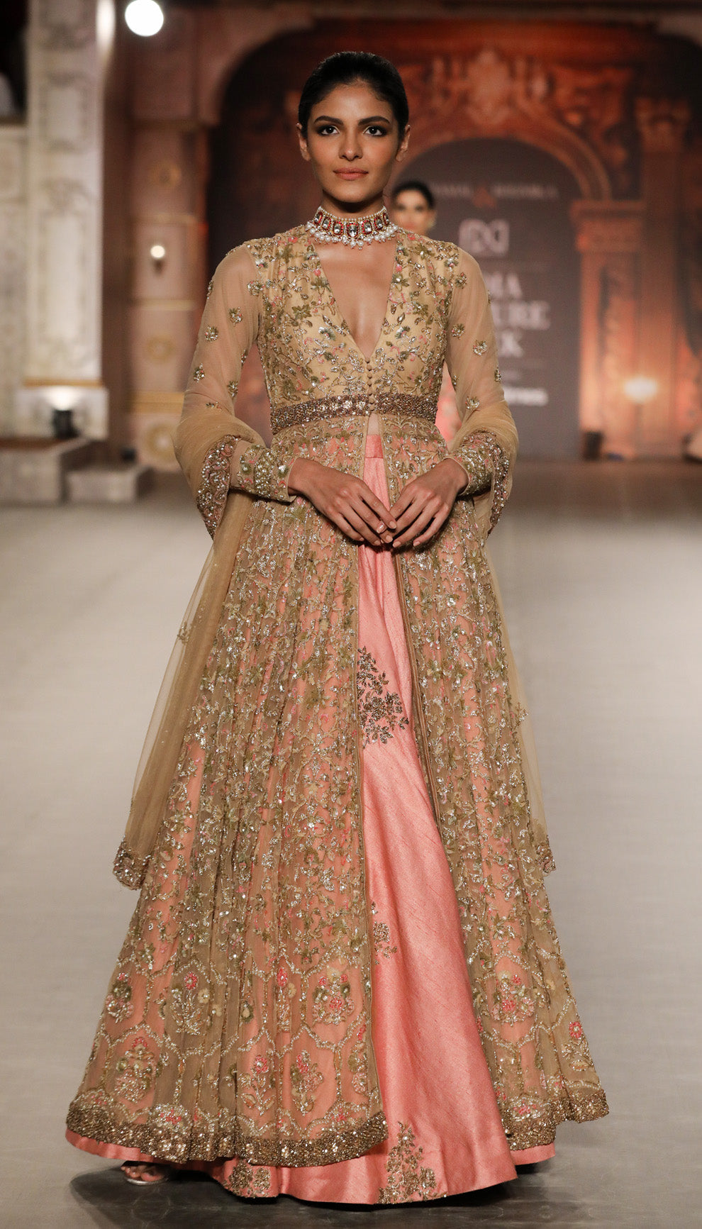 The Mogul Baroque Jacket Lehenga