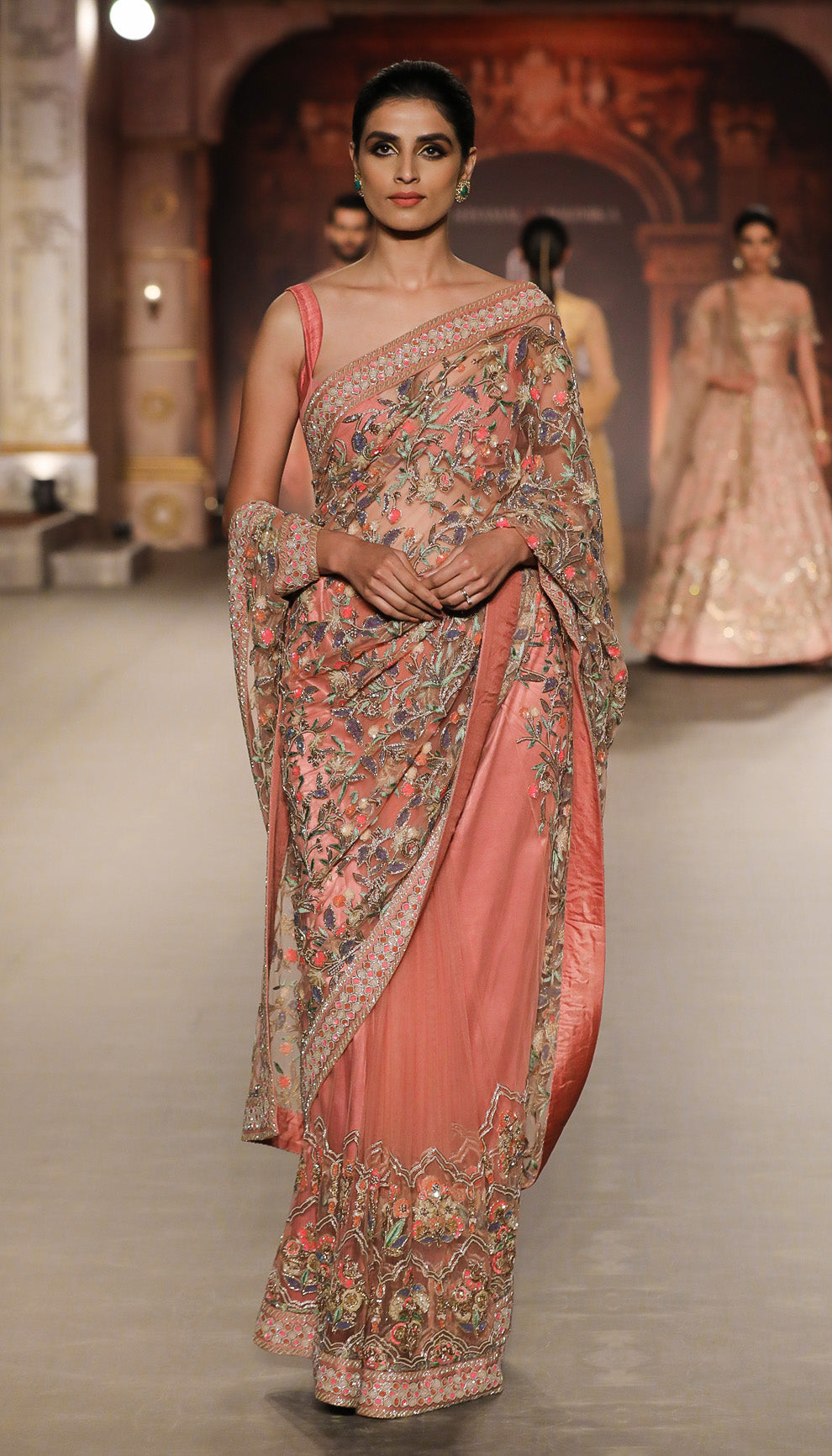 The Mogul Baroque Saree