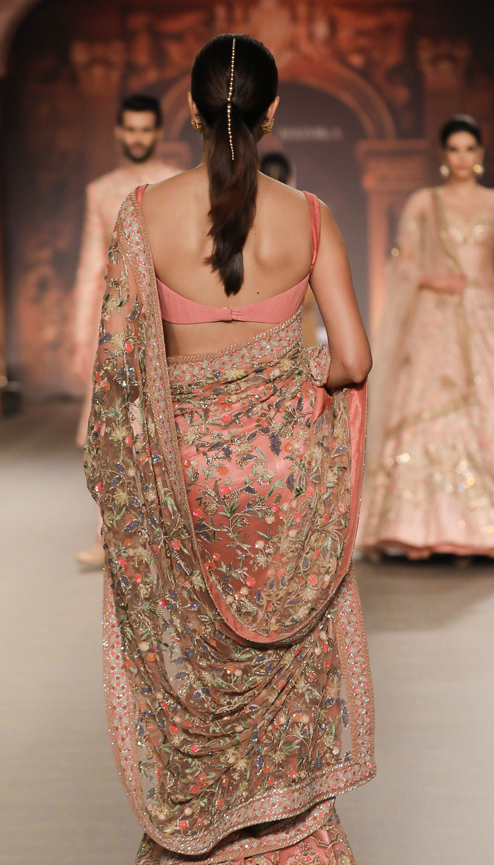 The Mogul Baroque Saree