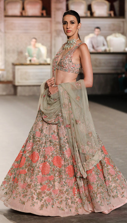 The Flower Bloom Lehenga