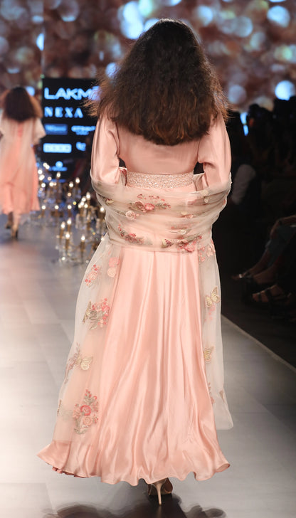 Pale Pink Habutai Silk Dress