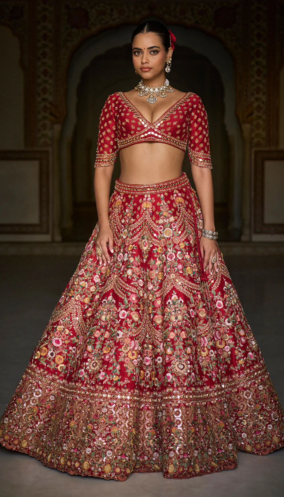 Sheesh Lehenga