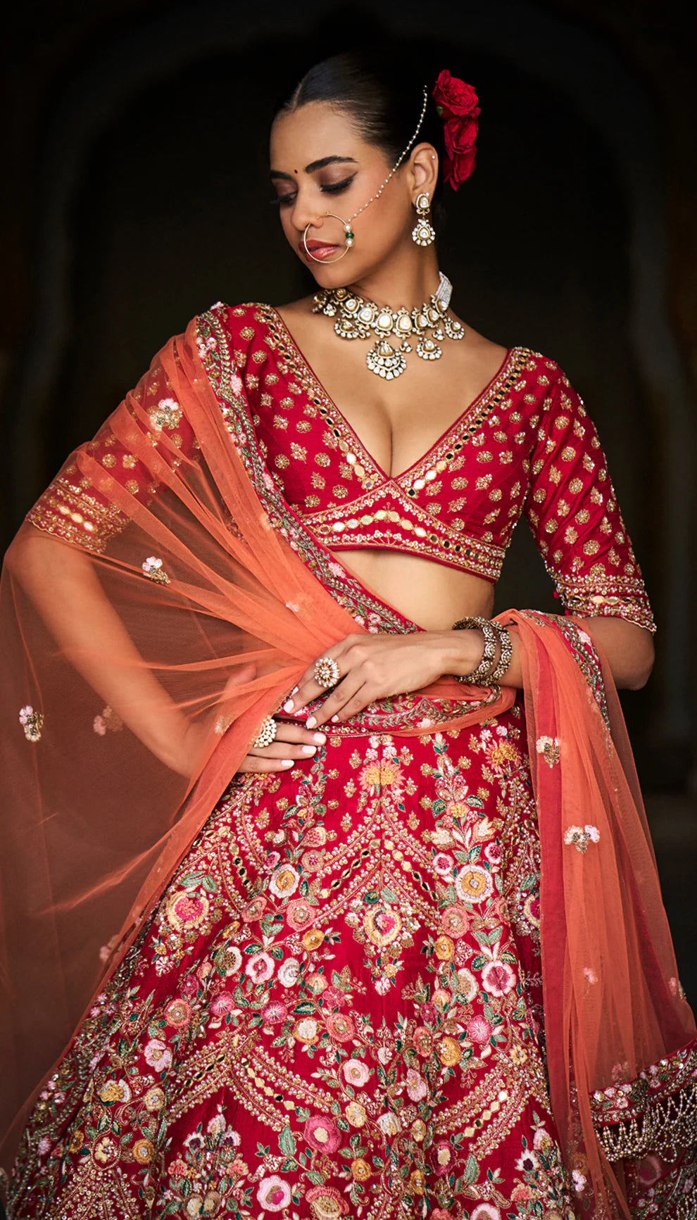 Sheesh Lehenga