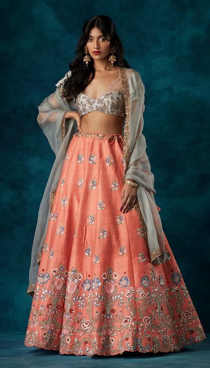 Wild Flower Lehenga