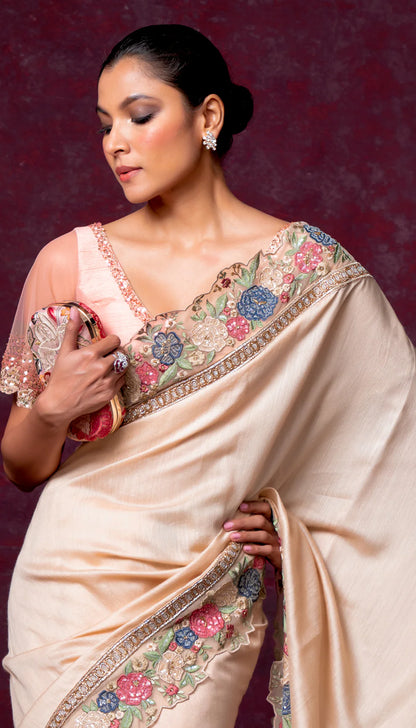 A Awe-Inspiring Tassar Silk Saree