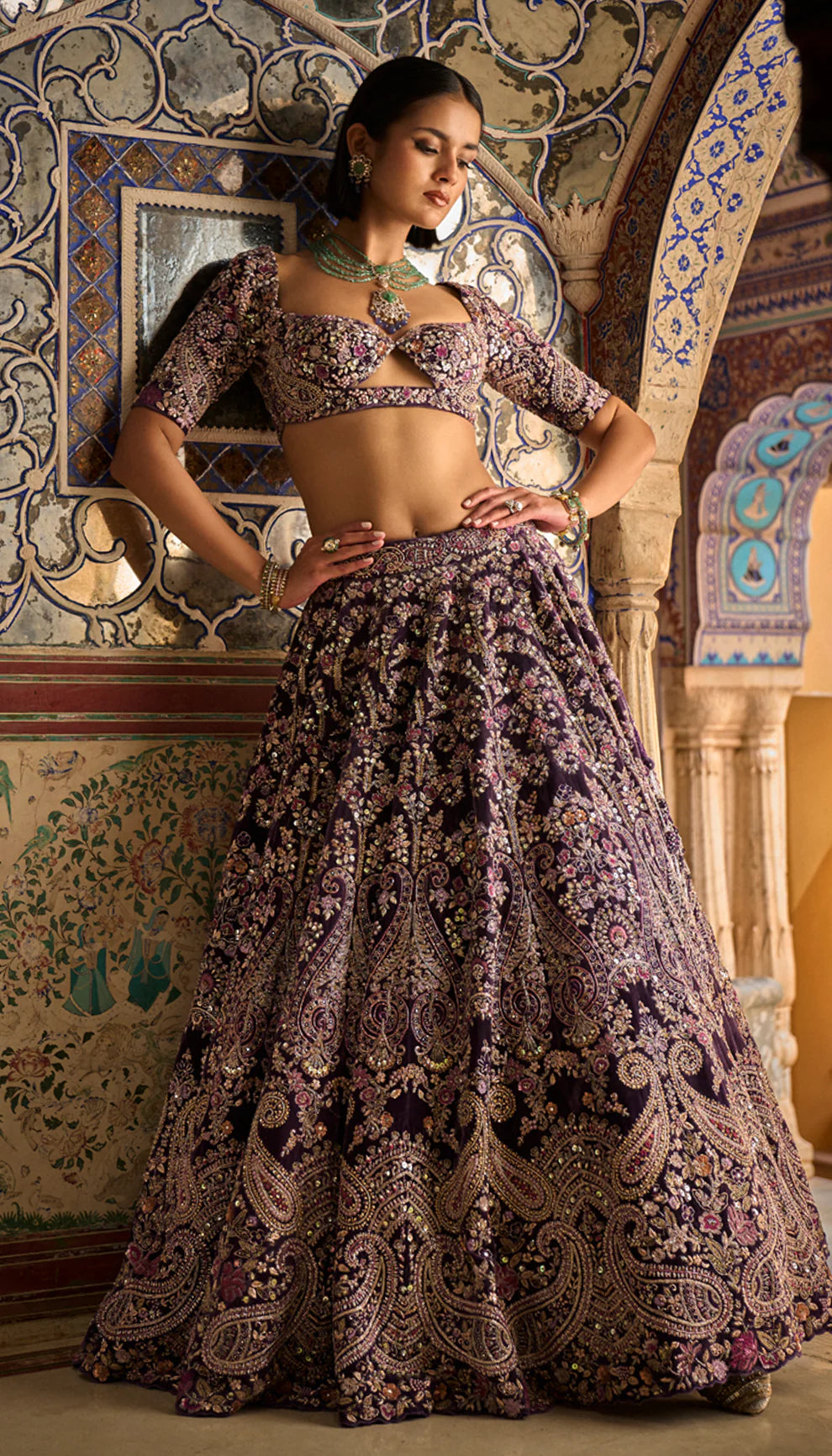 Imperial Paisley Lehenga