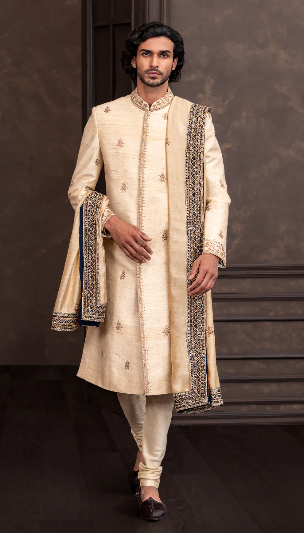 Champagne Marodi Sherwani