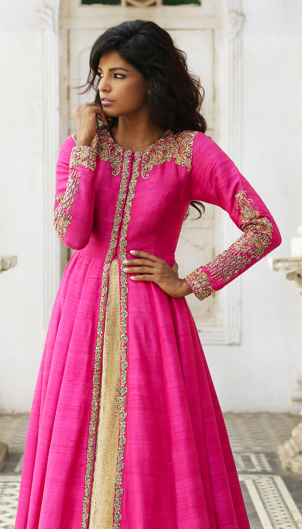 The Fuchsia Rose Kalidar Jacket
