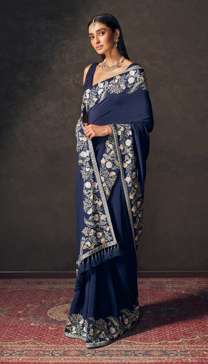 The Floating Bouquet Saree