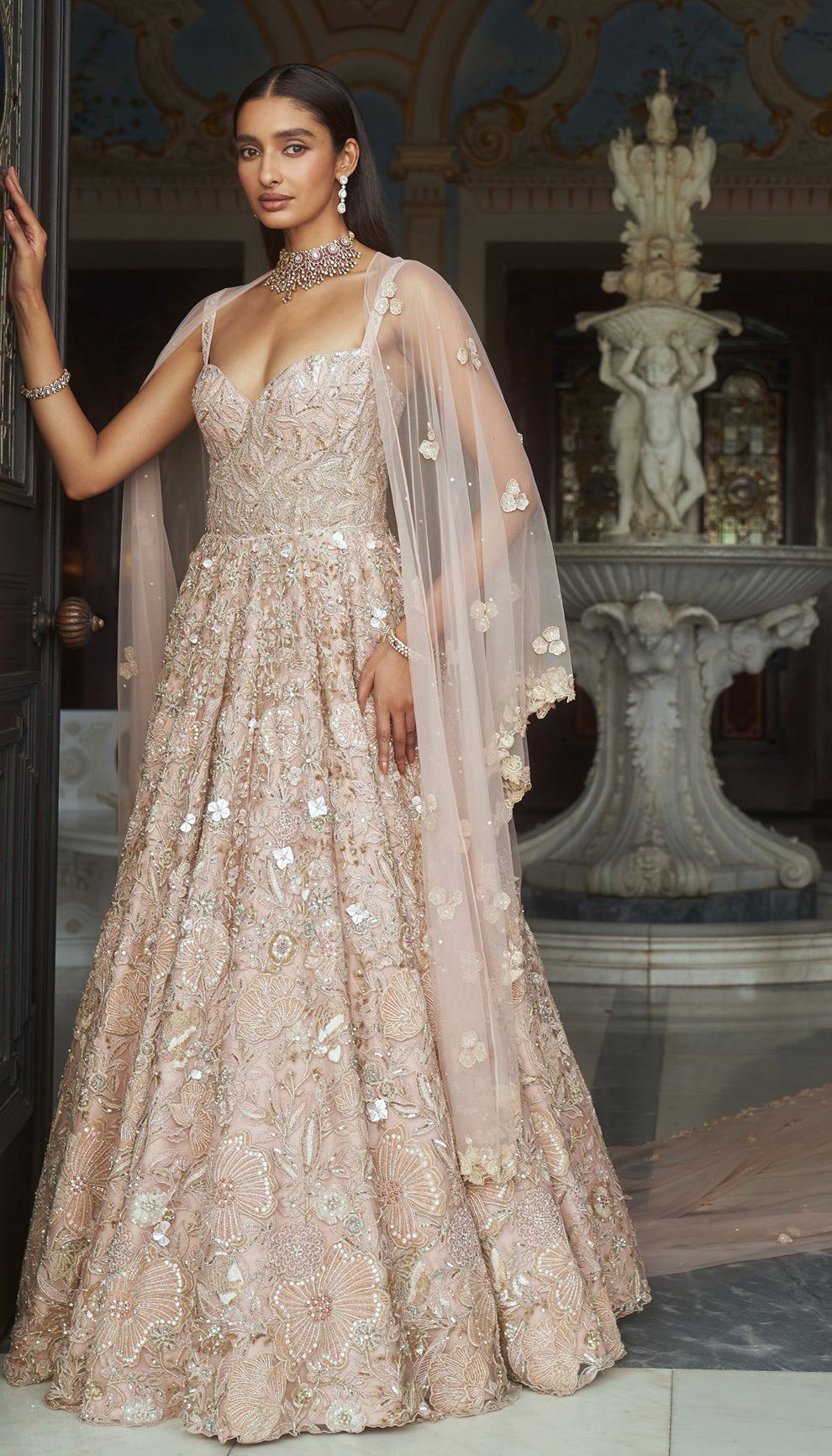 Peach Gown