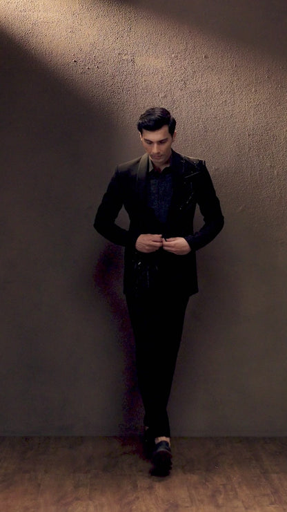 Black Sequinned Jacket