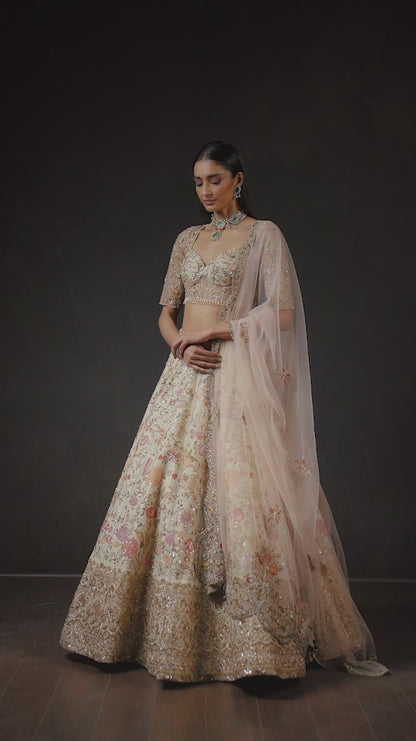 The Dahlia Lehenga