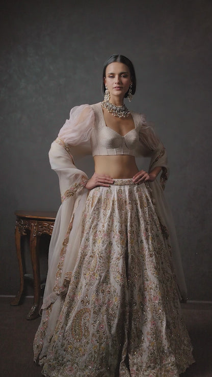 The Kashmiri Paisley Lehenga