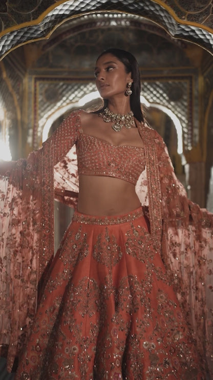 Jharokha Lehenga