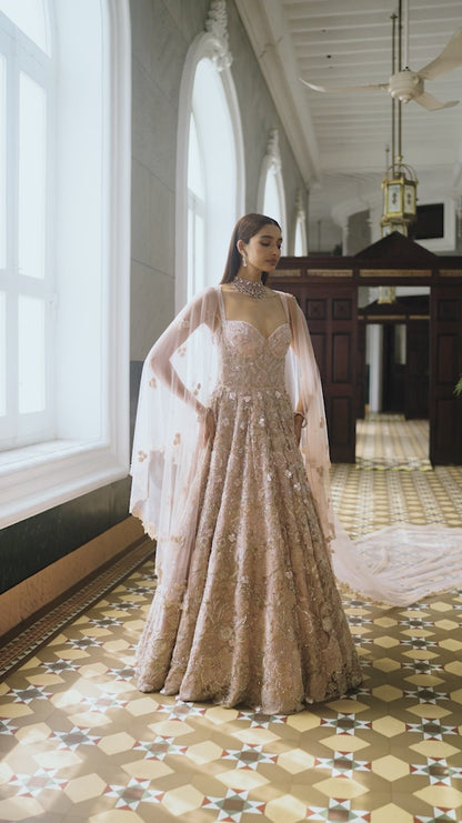 Peach Gown