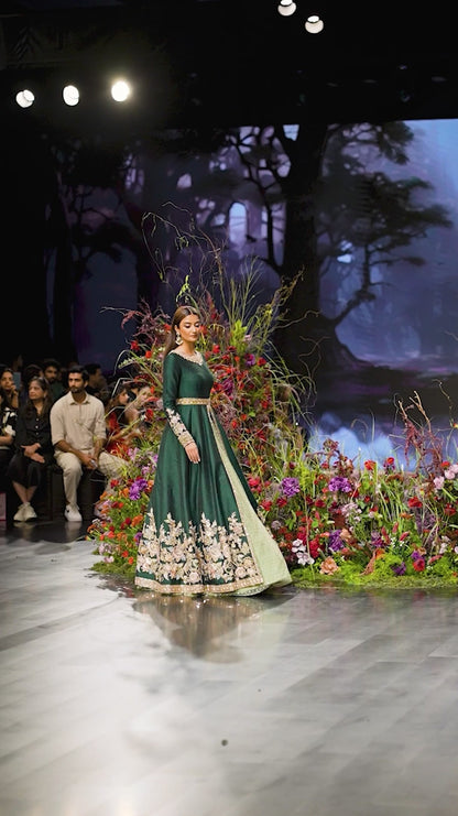 The bloom Jacket Lehenga