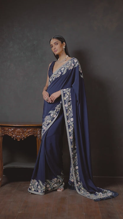 The Floating Bouquet Saree