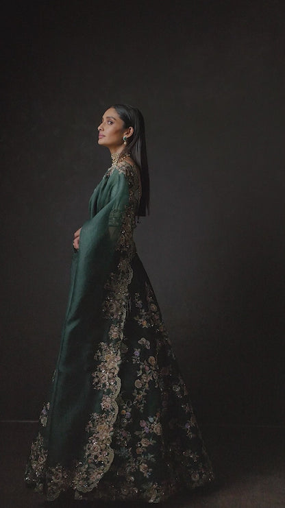 The Vintage Rose Lehenga